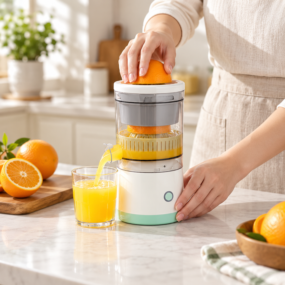 Portable Juice Juice Extractor Fully Automatic Fruit Household