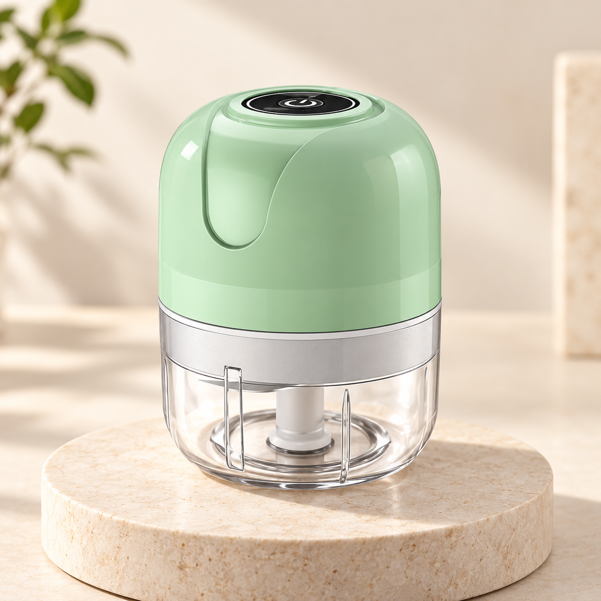 250ml Garlic Masher Crusher Electric Kitchen Food Chopper USB Portable